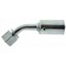 Truckair Fitting - Steel - Bl - Std -, Beadlock Standard, Config: Female Oring, Angle: 45 Degree, Material 08-6461BS - alternate 1